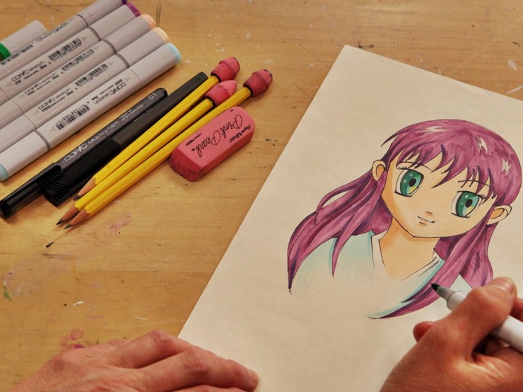 Curso de desenho, como desenhar manga, como desenhar anime